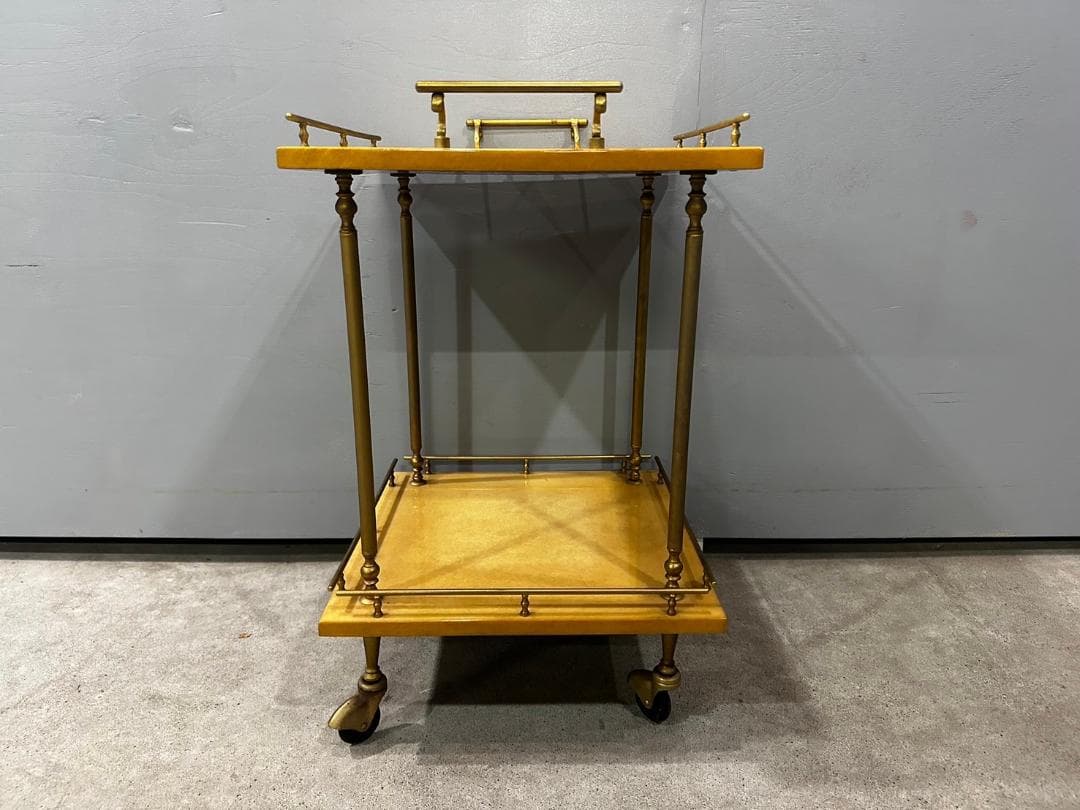 超希少『ALDO TURA』アルドトゥーラ キッチンワゴン サイドテーブル