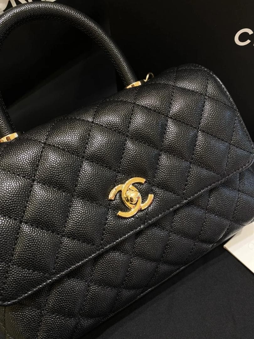 CHANEL ココハンドル トップハンドル ハンドバッグ24