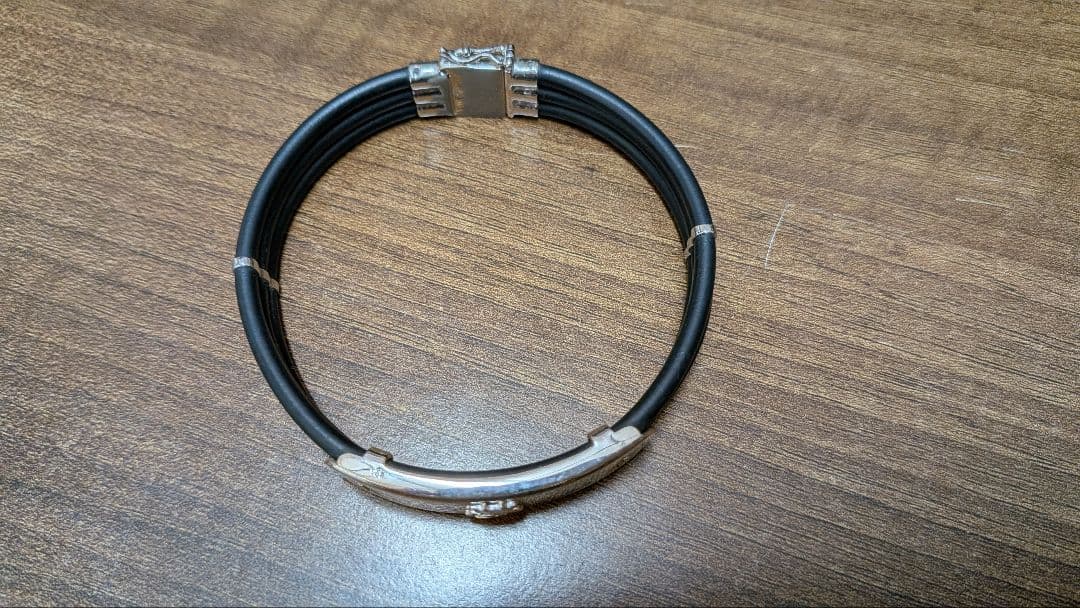 【本人実使用】星野仙一氏 愛用ブレスレット「夢」ダイヤ0.06ct シルバー製