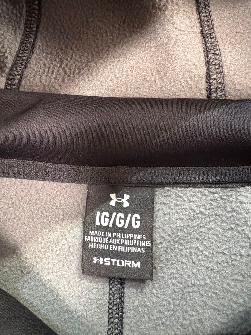 【美品】アンダーアーマー　厚手　ジャージ　セットアップ上下　黒