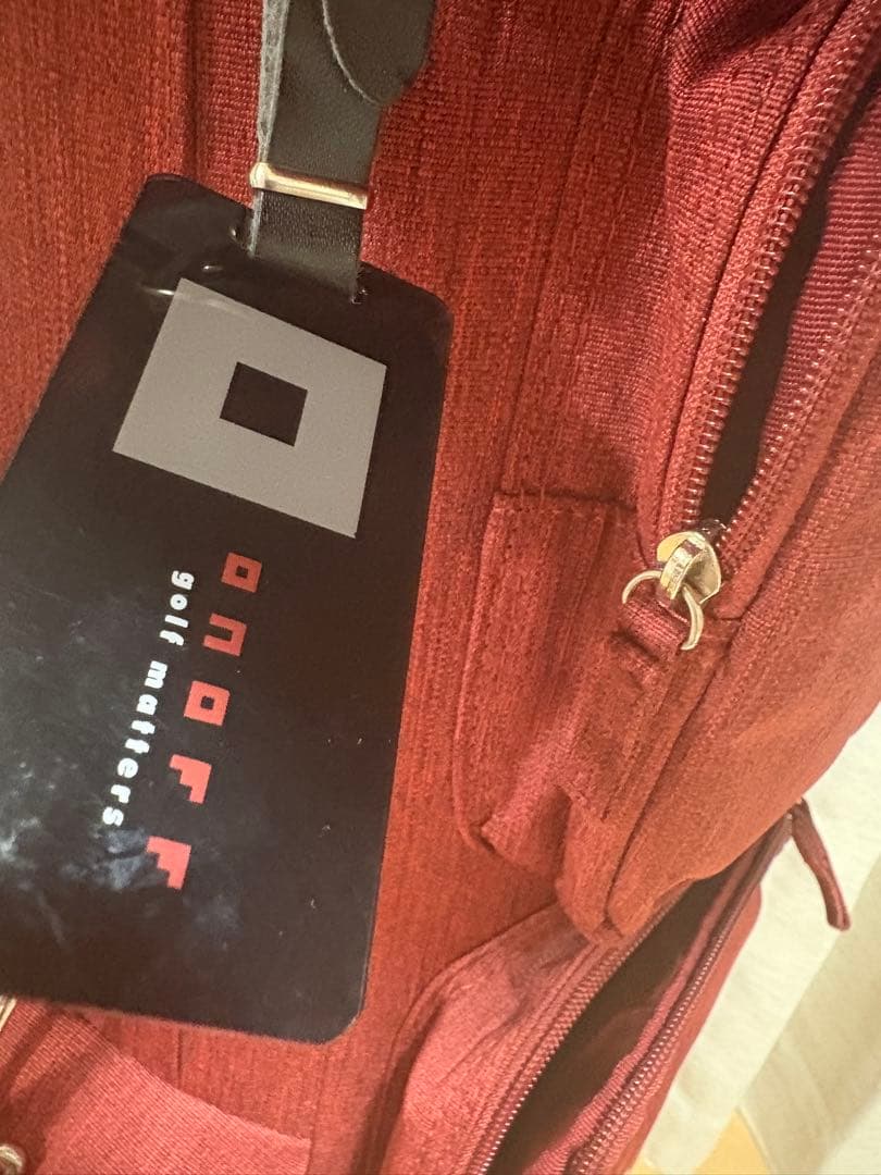 キャディバッグ ゴルフ　メンズ　オノフ レッド　9型　おまけ付き