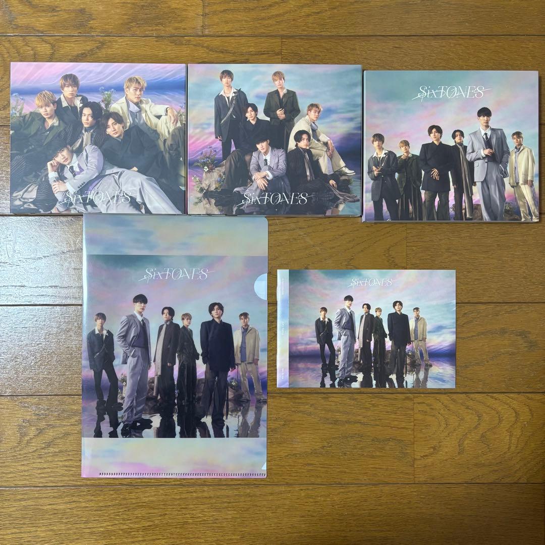 SixTONES シングル　アルバム 三形態　コンプ　初回盤　CD おまけ　特典