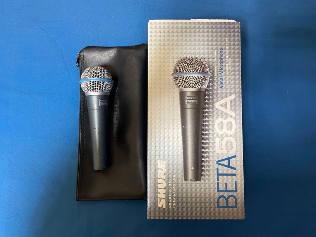 SHURE BETA 58A ダイナミックマイク 収納ケース付【値下げ対応不可】