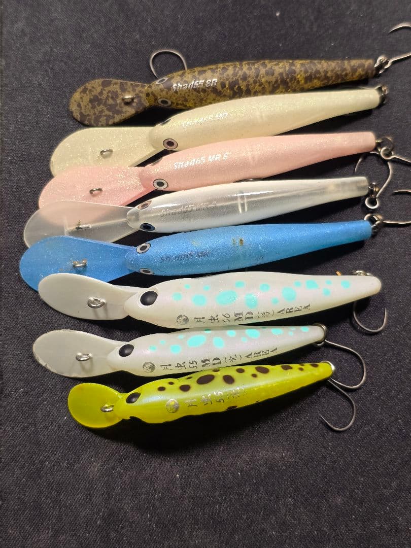 エリアトラウトルアー まとめ売り ザッカー ハンクルシャッド 月虫 など