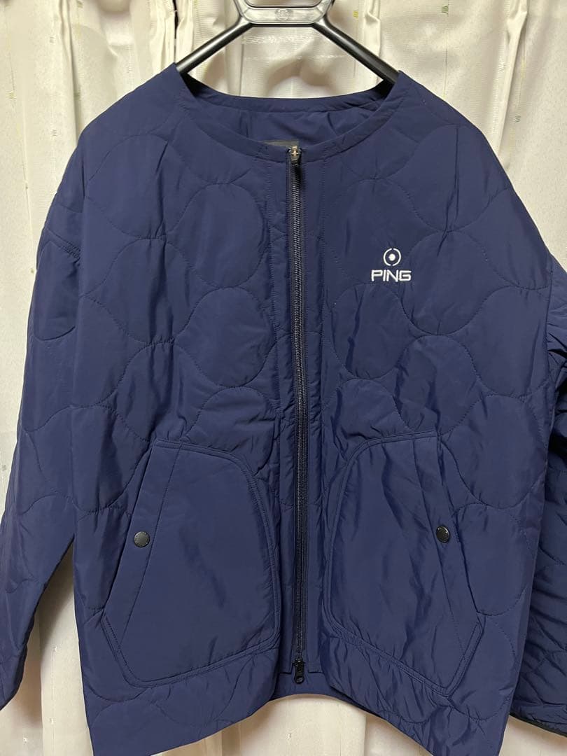 PING ネイビー キルティングジャケットセット