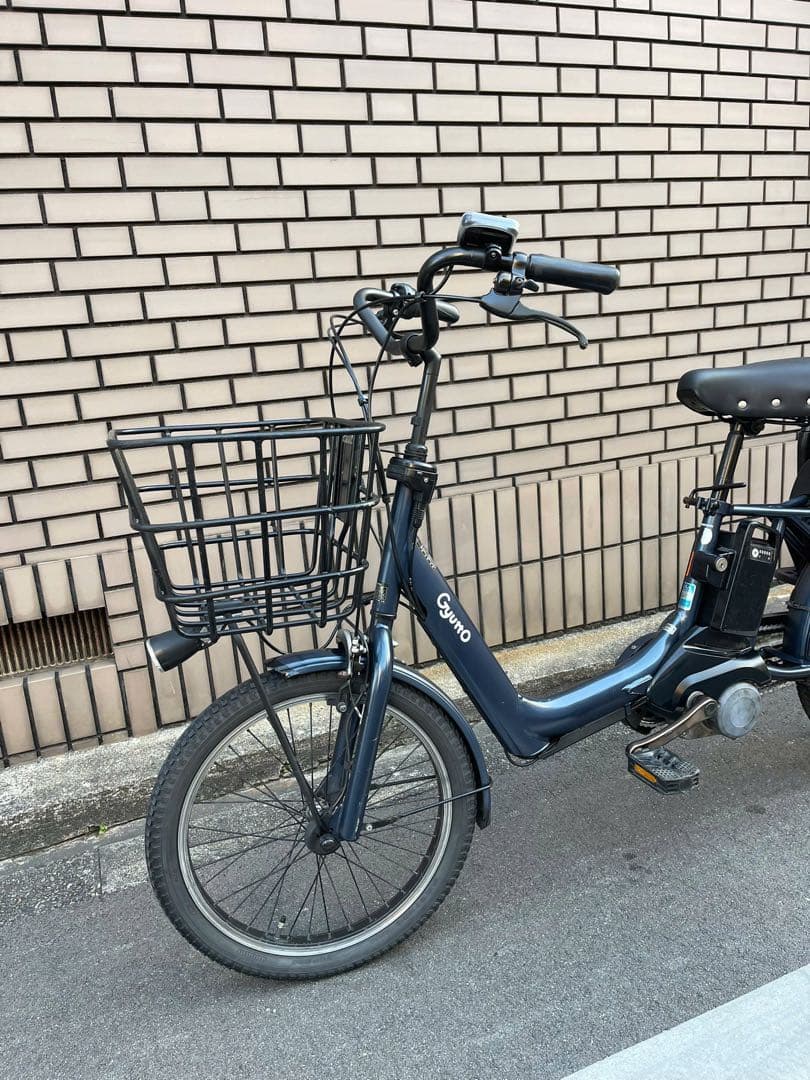大阪限定16AhパナソニックGyutto電動アシスト自転車 チャイルドシート付き