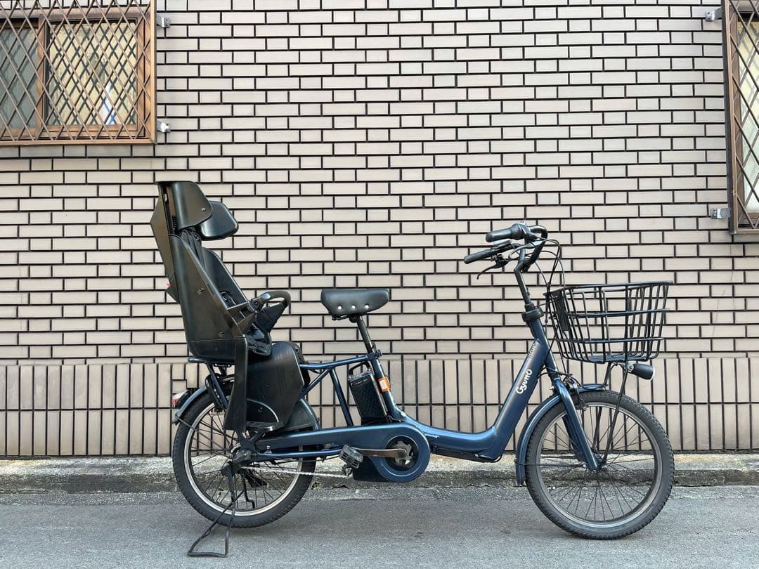 大阪限定16AhパナソニックGyutto電動アシスト自転車 チャイルドシート付き