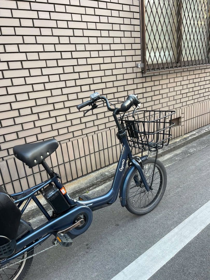 大阪限定16AhパナソニックGyutto電動アシスト自転車 チャイルドシート付き