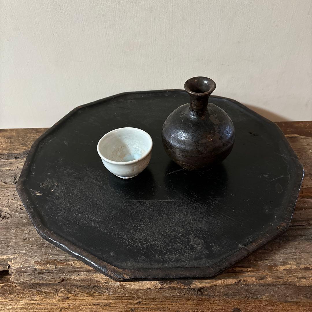 李朝白磁　盃　ぐい呑み　骨董　アンティーク.古美術.酒器.韓国骨董.検:白洲正子