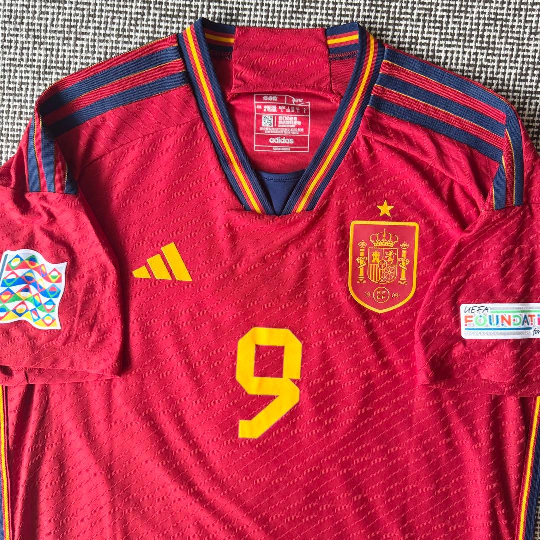 【オーセンティック・NLパッチ付き】ガビ ＃９ スペイン代表 ２２／２３（H）