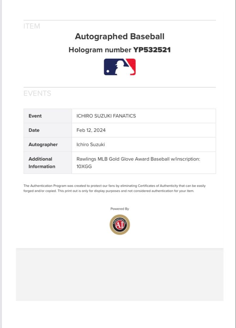 【イチロー 直筆サインボール】ボールケース、球団殿堂入り記念ボブルヘッド、セット