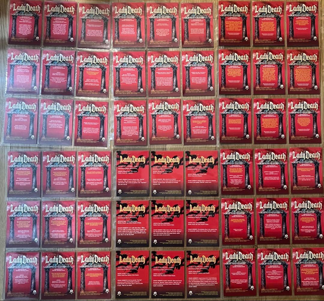 トレカ カード アメコミ LADY DEATH/RAZOR/SHI まとめ売り