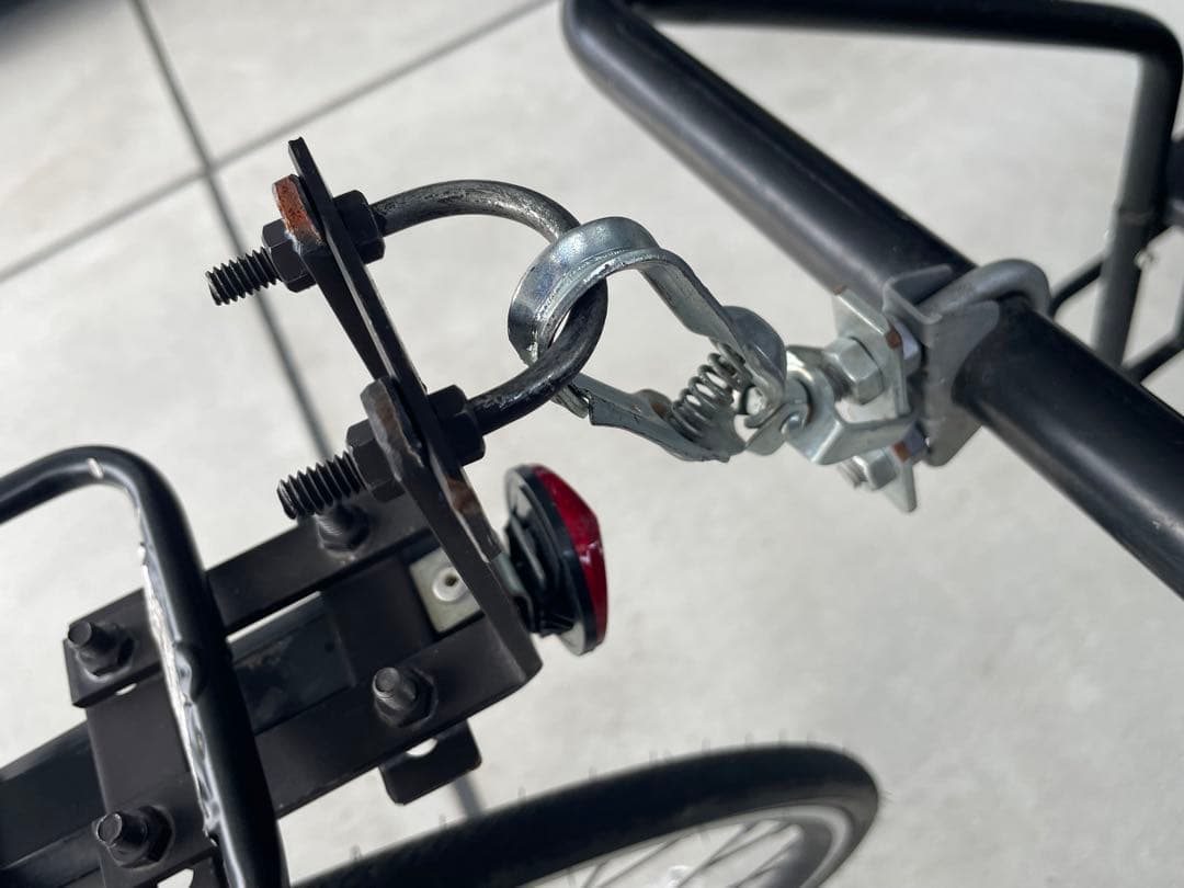 リヤカー　牽引　ロードバイク　自転車