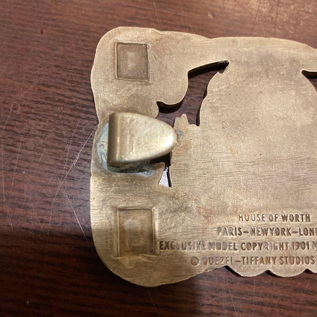 コミック・アニメ 1901' OldTiffany \"LILLIE LANGTRY\"buckle