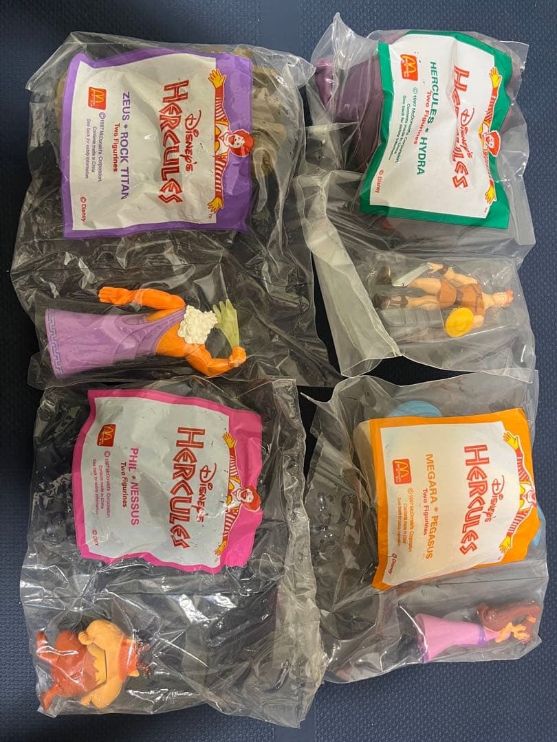 マクドナルド ハッピーセットのおもちゃ ディズニー レトロ 1990年代