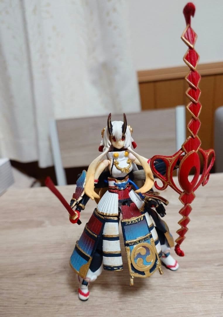 FGOFate 巴御前可動カラーレジンフィギュア完成済みジャンク品ワンフェス