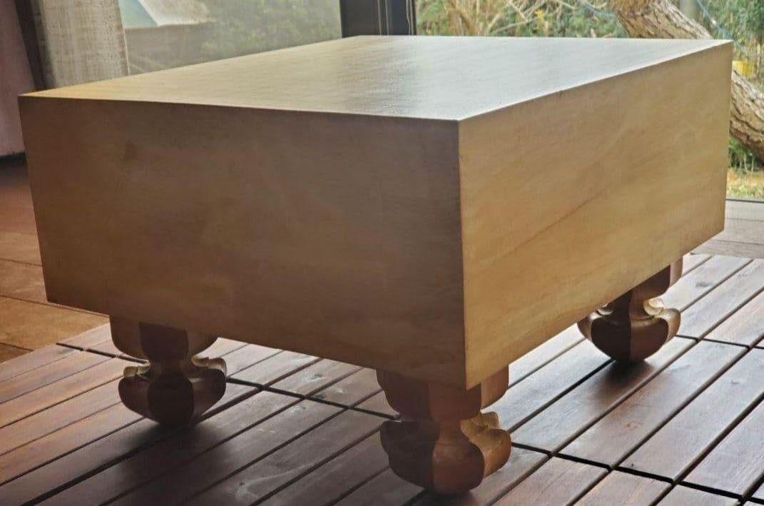 木箱付き 足つき囲碁盤(値引き交渉有)