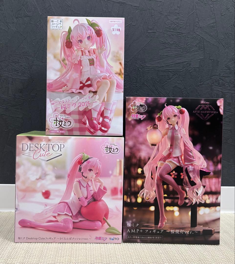初音ミク Birthday 桜ミク ぬーどるストッパー　2025 等　まとめ売り