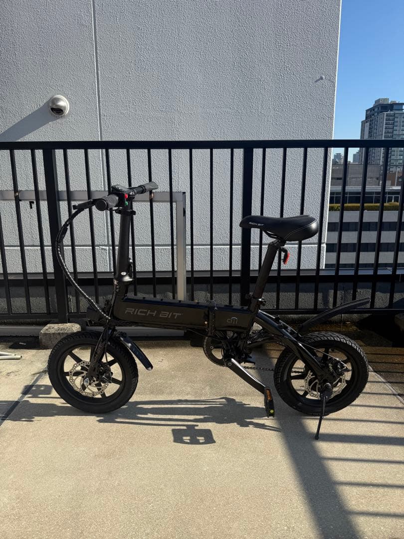 【ほぼ新品・電動】Rich Bit city Assist 黒／使用1回／