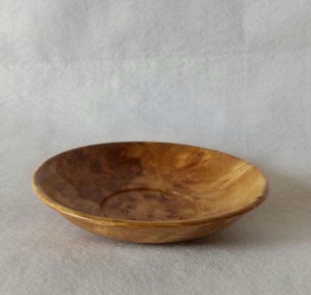 ◆希少◆ 黒柿の 茶托 5客と岳樺瘤茶托1客