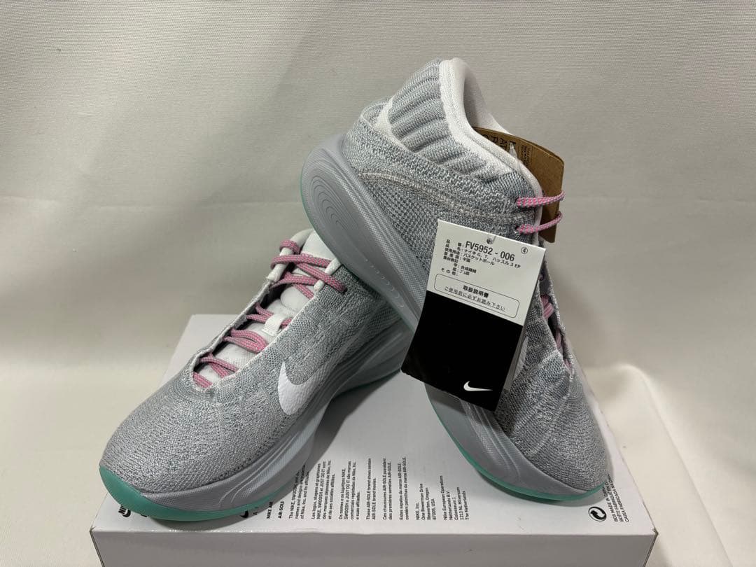 nike g.t.hustle 3 ep 25.5 GTハッスル gt グレー