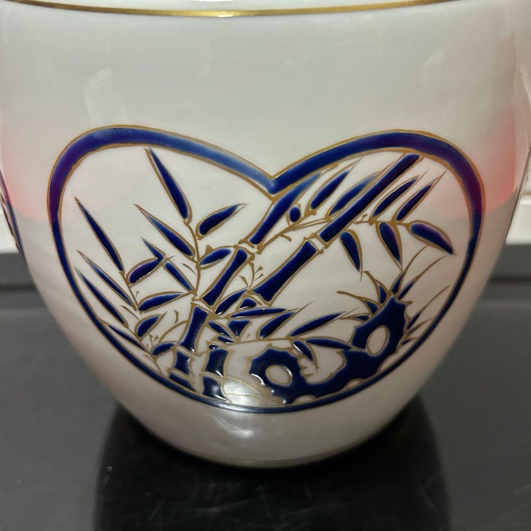 色絵四君子水指　茶道具懐石茶箱鵬雲斎坐忘斎淡々斎即中斎而妙斎棗茶杓茶碗香合棗