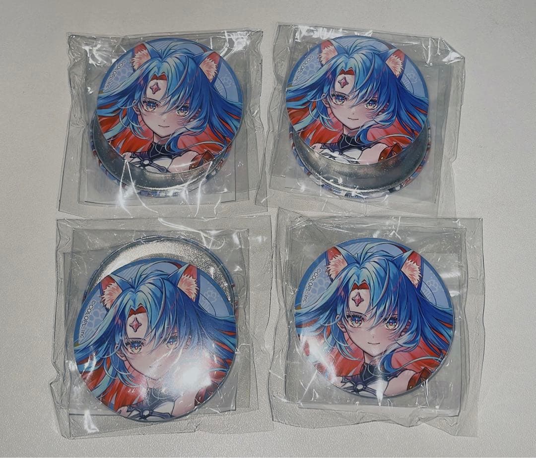 白猫プロジェクト ネコミミくじ 缶バッジ