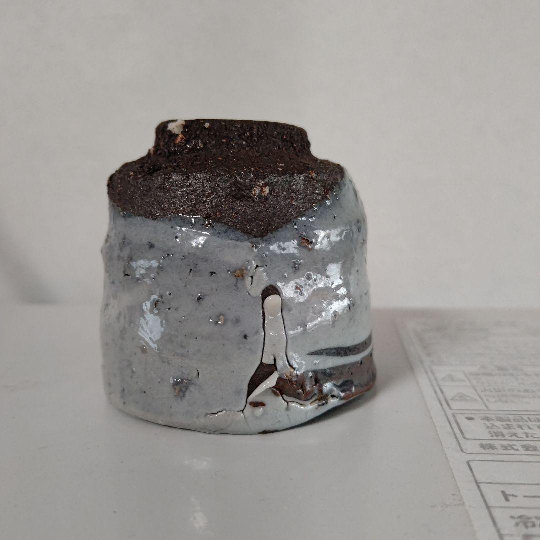 唐津焼き巨匠田中佐次郎作品絵唐津杯　高さ6口径6.5 新品未使用　箱無し