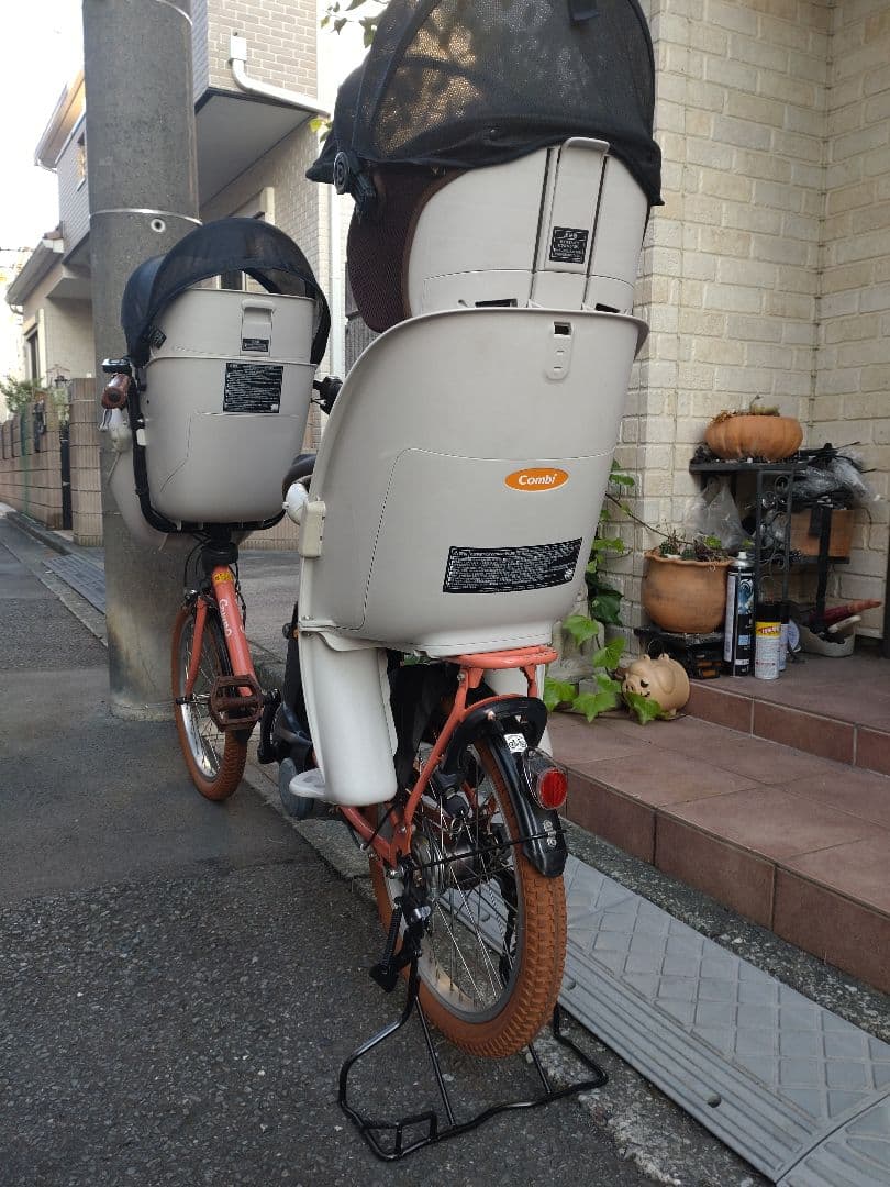 配送可★直接引渡可【２０１９年製ギュット】電動アシスト自転車★３人乗子供乗