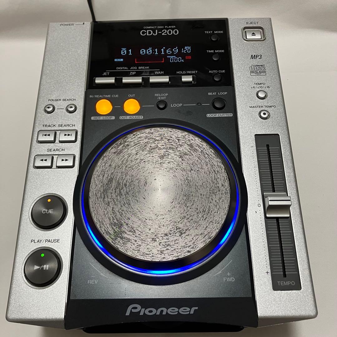 ☆値下げ☆ 【動作品】Pioneer CDJ-200コンパクトディスクプレーヤー