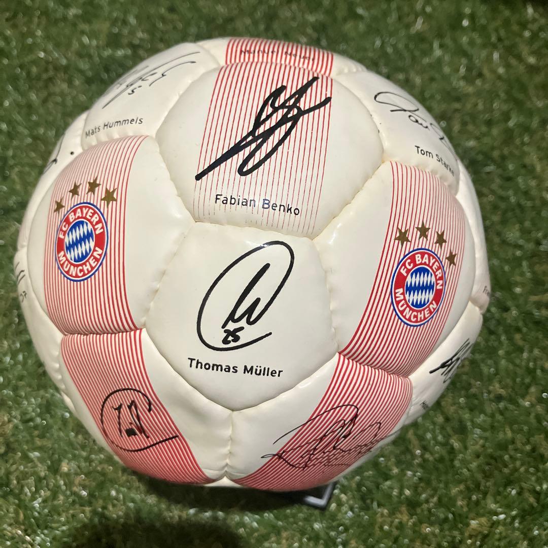 FC Bayern München プリントサイン入りボール 2016/17
