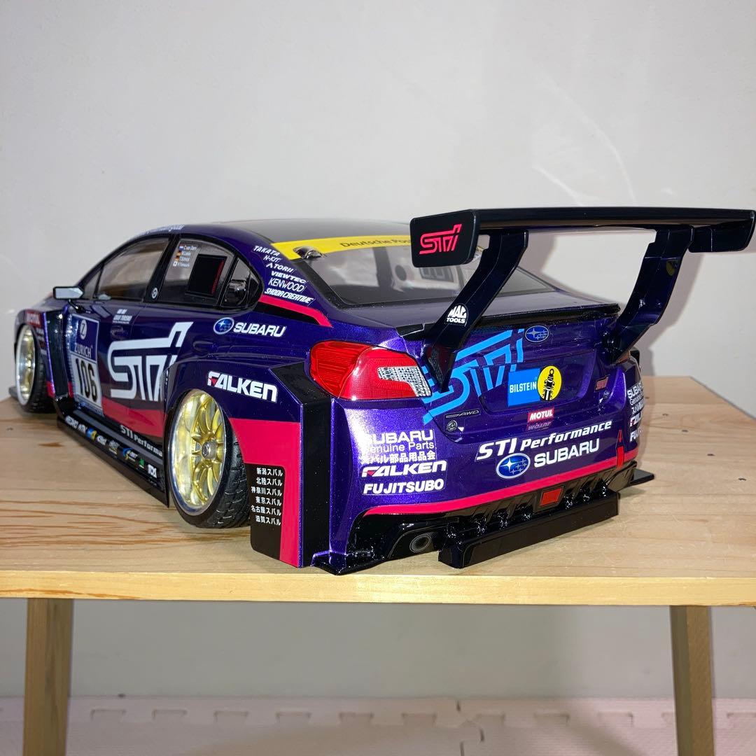 タミヤ　SUBARU WRX STI NBRチャレンジ ボディ