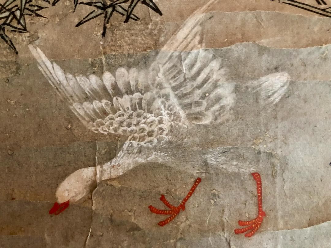 仙堺圖　古法眼筆　弐幅對　古法眼　掛軸　骨董品　アンティーク