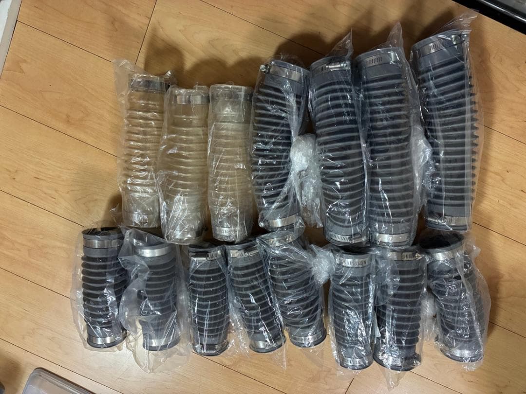 アキレス AS-250 洗濯機防水パン接続用 フレキシブルジョイント　セット