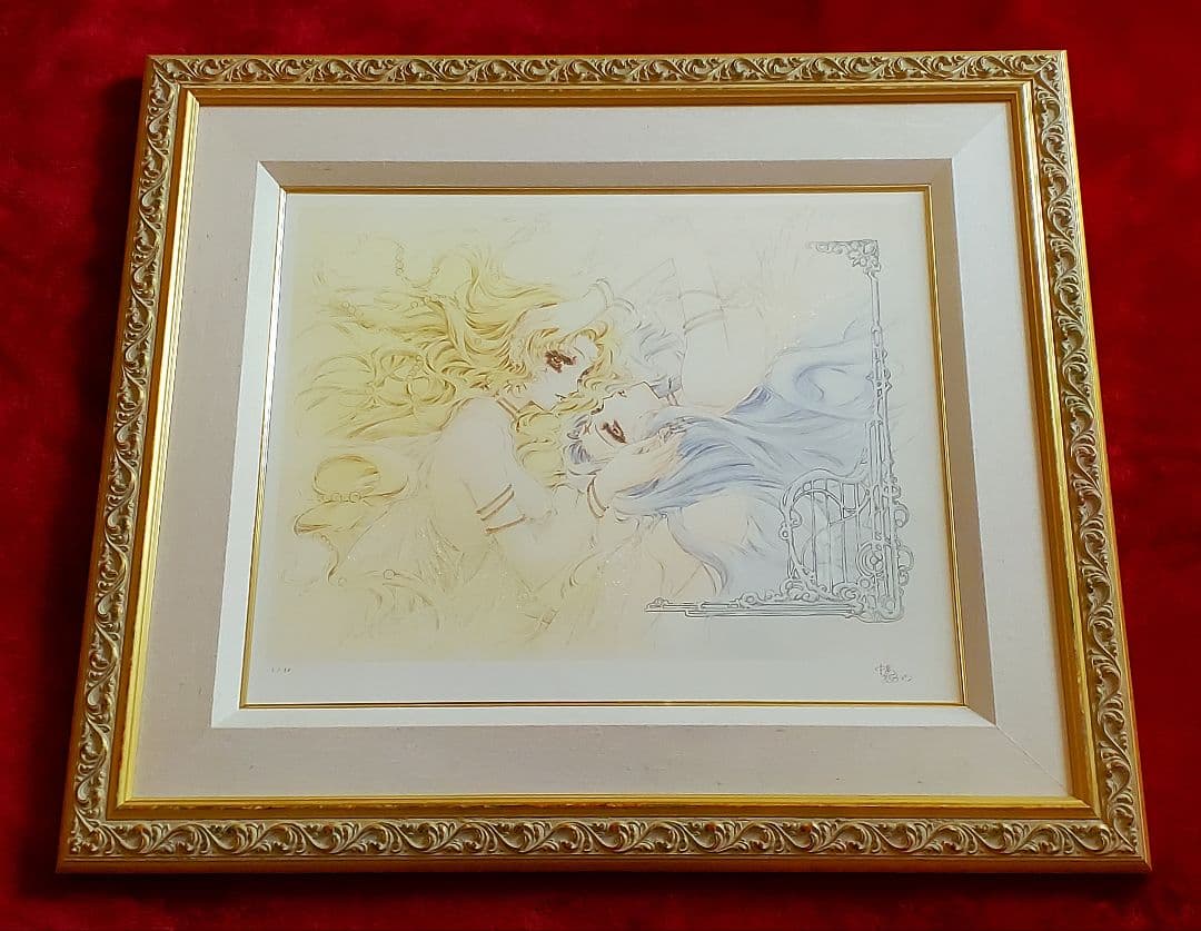 【M＆I ART SYSTEM】中嶋敦子『睡蓮－煌めきのつぼみ－』サイン入り版画