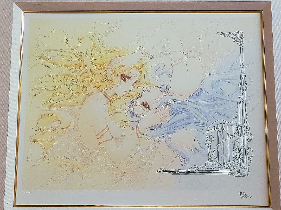 【M＆I ART SYSTEM】中嶋敦子『睡蓮－煌めきのつぼみ－』サイン入り版画