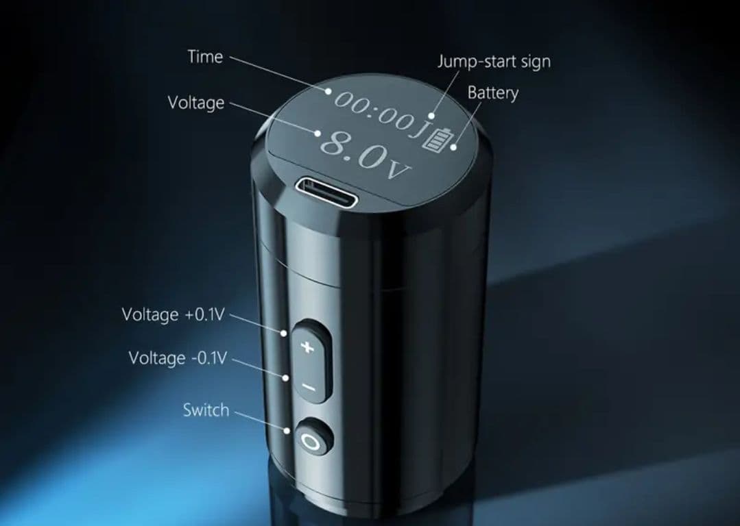 ワイヤレスタトゥーマシン