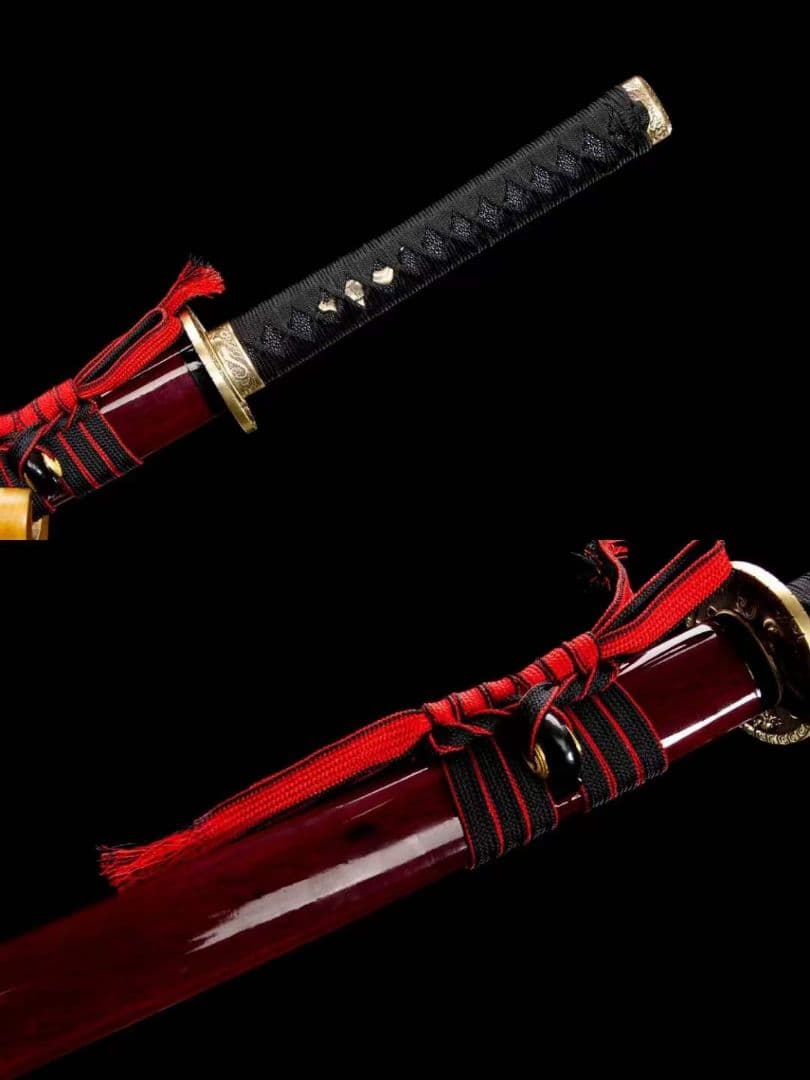 獄火武士刀-T 10焼刃 武具　刀装具　日本刀　模造刀 居合刀