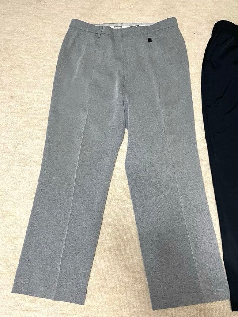 Block&White スラックス 2点セット グレー ネイビー 長ズボン