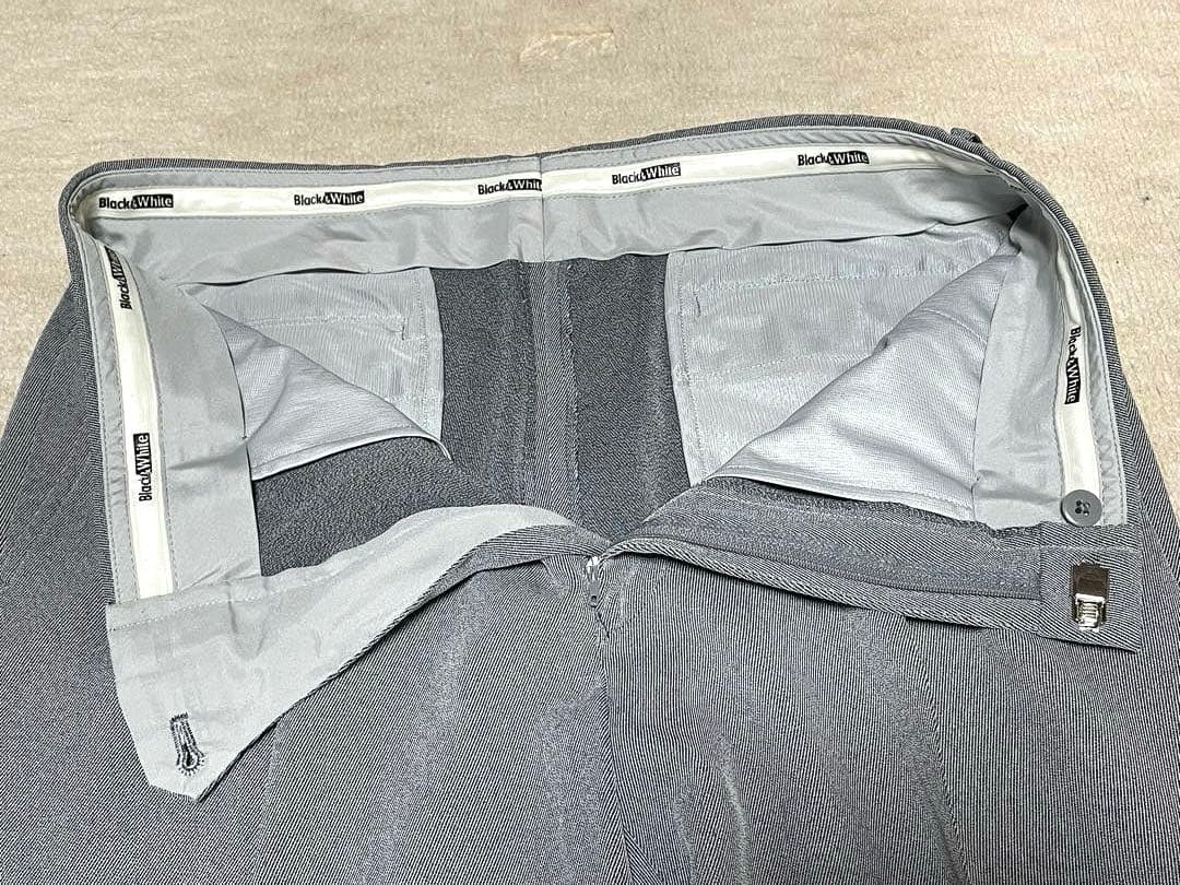 Block&White スラックス 2点セット グレー ネイビー 長ズボン