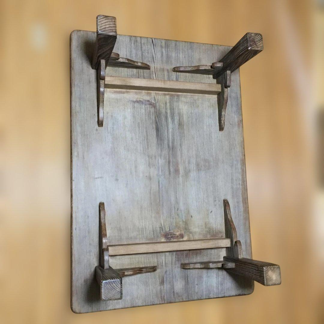 アンティーク木製座卓テーブル 約106×72.5×32 厚み3.3　引取値引可