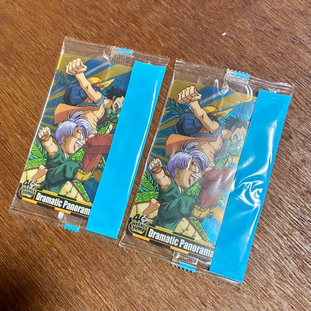 J*0様 森永 週刊ジャンプ40周年ドラゴンボールワンピースコラボカード孫悟空ル