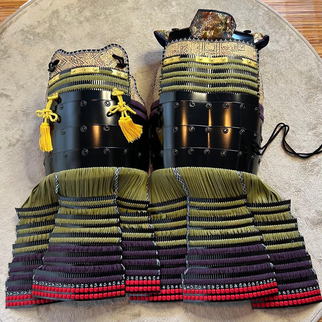 新品同様•美品！『薩摩丸武工房製』黒色胴当世具足 鎧 一式【現代 甲冑 等身大】