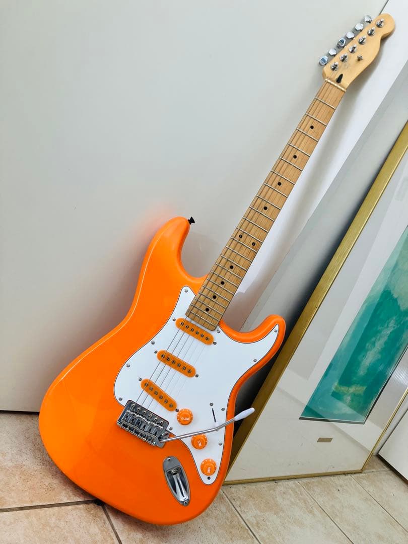 【ストラト・テレキャス】超POPなオレンジストテレ【新品+中古のコンボギター】