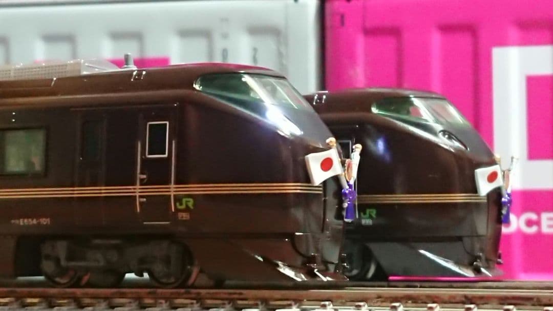 Nゲージ KATO E655系 なごみ 和 特別車両組み込み 日章旗取り付け済み