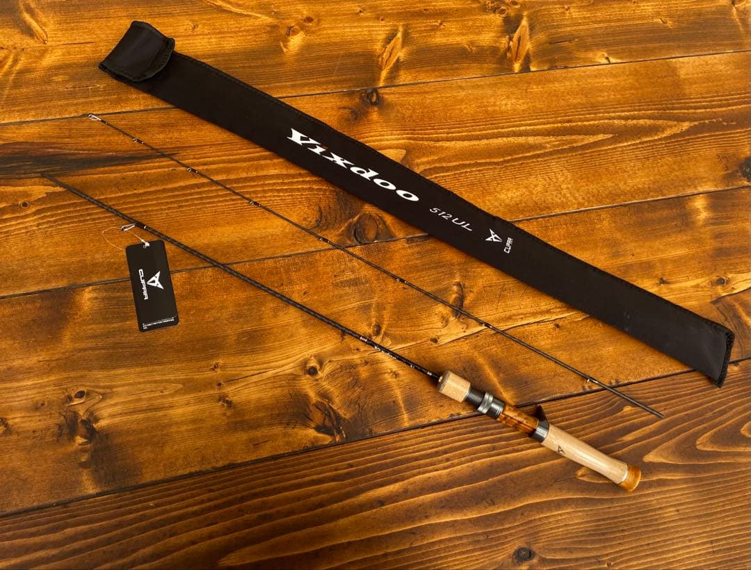 トラウトロッド　5ft1inch ウッドリールシート　渓流 天然木　ベイトロッド