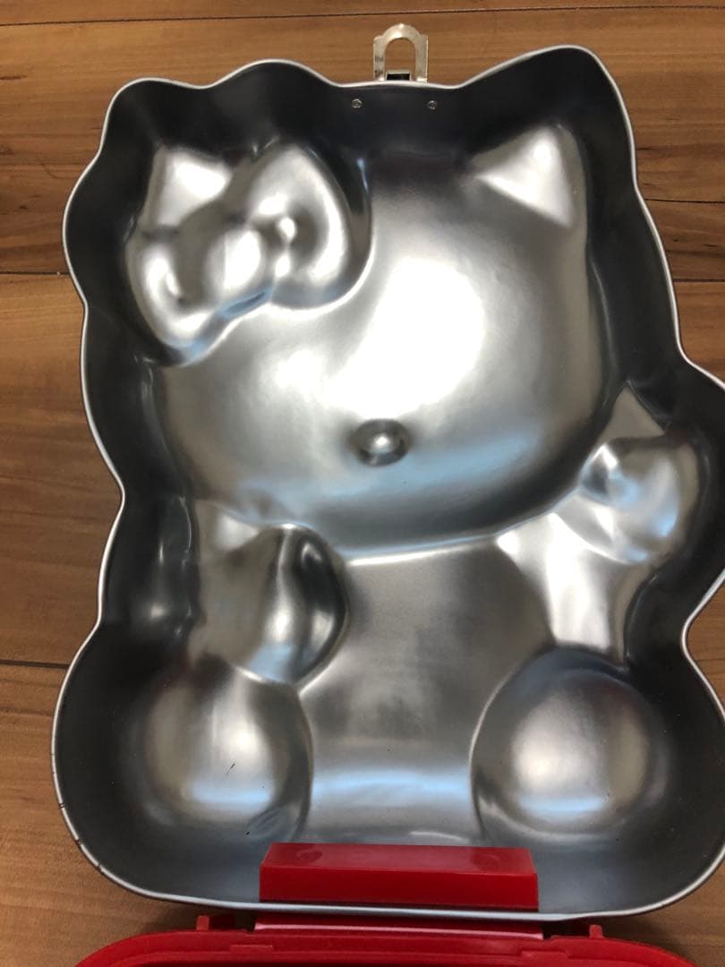 平成レトロ❣️ キティ　カオハナ　ミニトランク　缶　収納ケース　ボックス　お道具箱