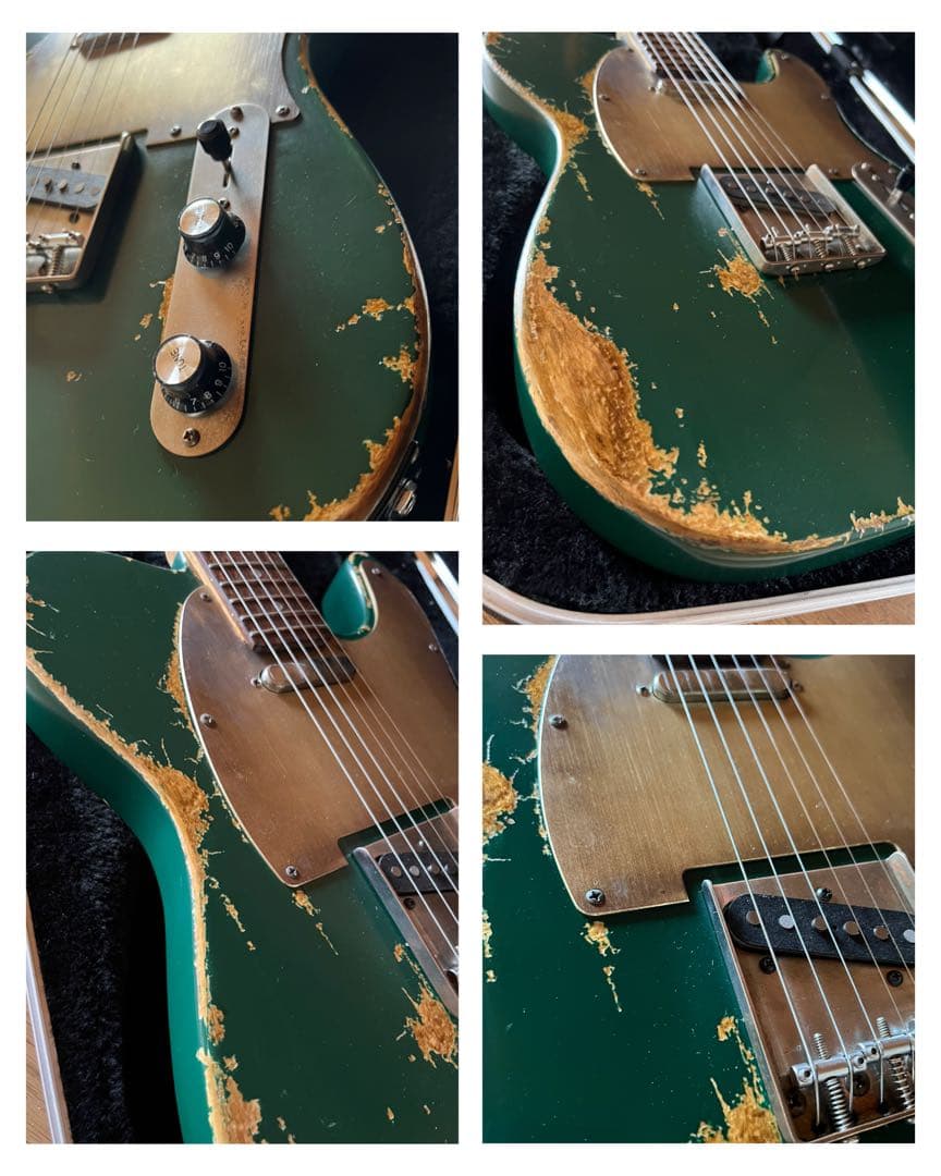 ハードレリックテレキャスタータイプ/ラッカー/アルニコ5PU×オイルコンデンサー