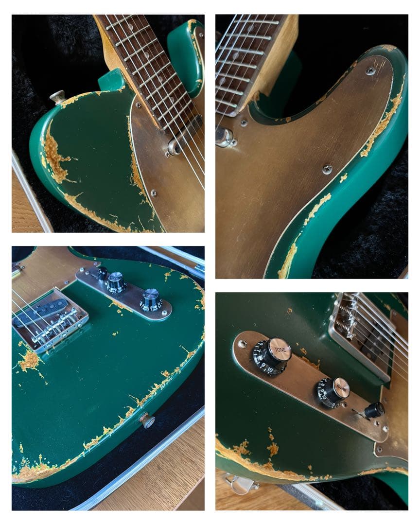 ハードレリックテレキャスタータイプ/ラッカー/アルニコ5PU×オイルコンデンサー