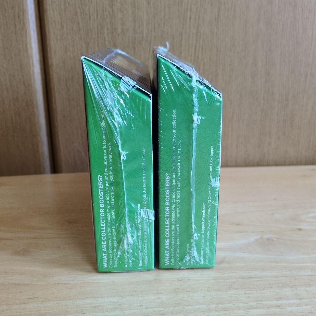 2Box 新品未開封　MTG unfinity コレクターブースター 英語版